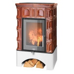 Kachlová kamna ABX Britania exklusive, Hnědá